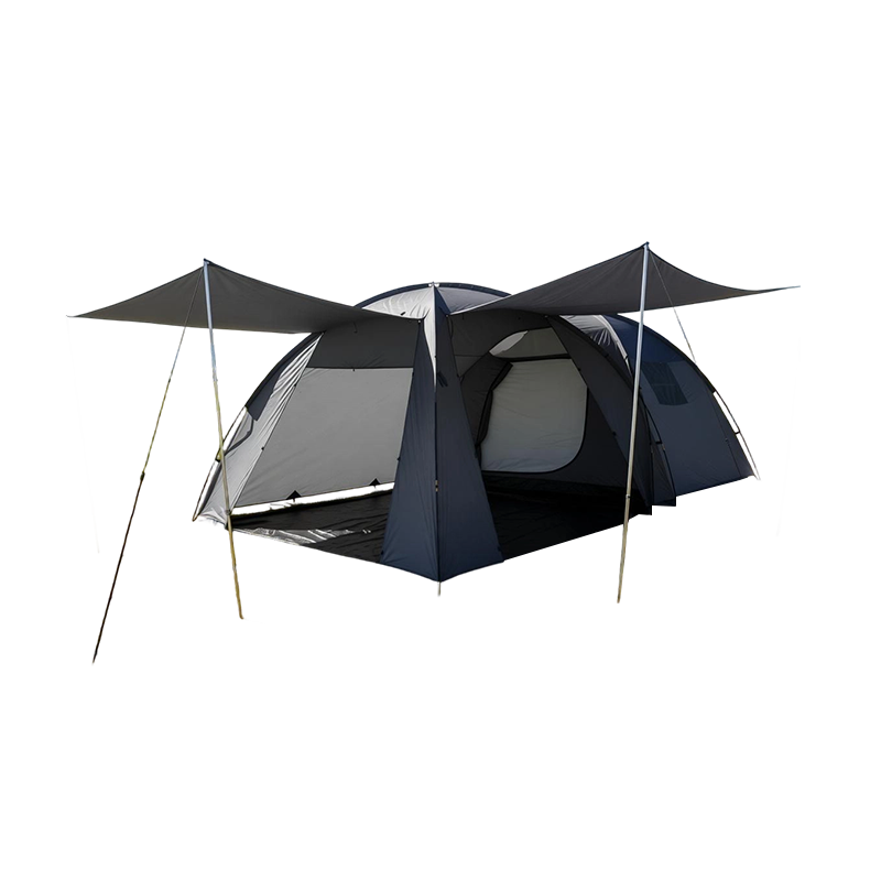 5-6 na tao na hindi tinatablan ng tubig ng pamilya ang double-layered camping tent