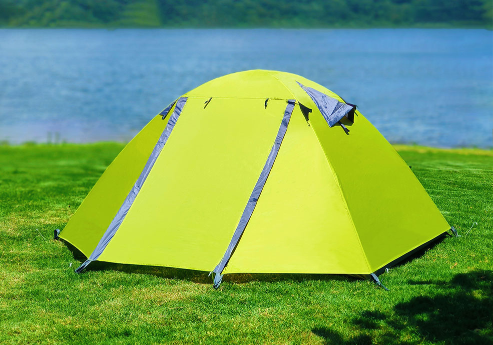 2-4 na tao na hindi tinatablan ng tubig na magaan na hiking tent
