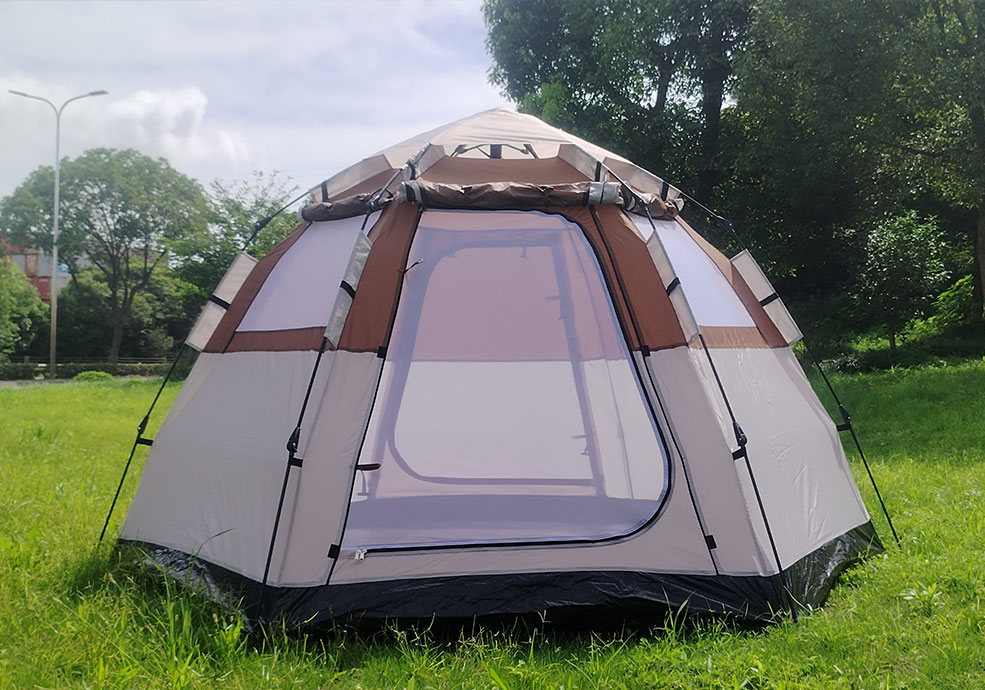 260x260x150 cm Hexagonal na Awtomatikong Tent