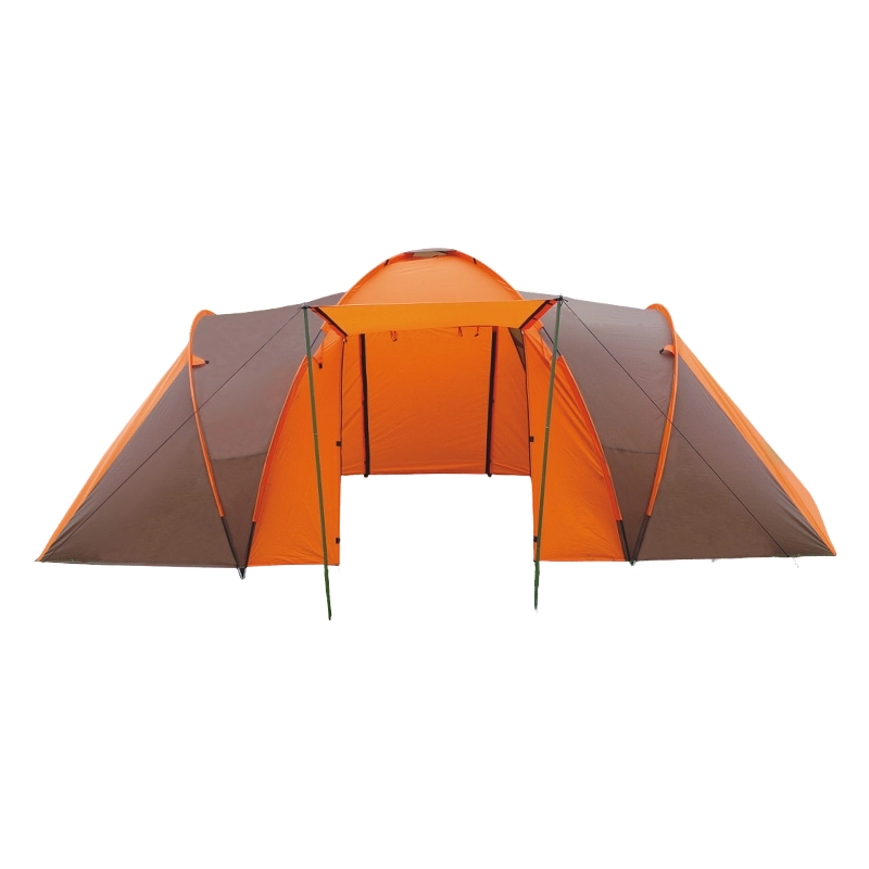 4 na taong camping tent na may dalawang silid at isang sala